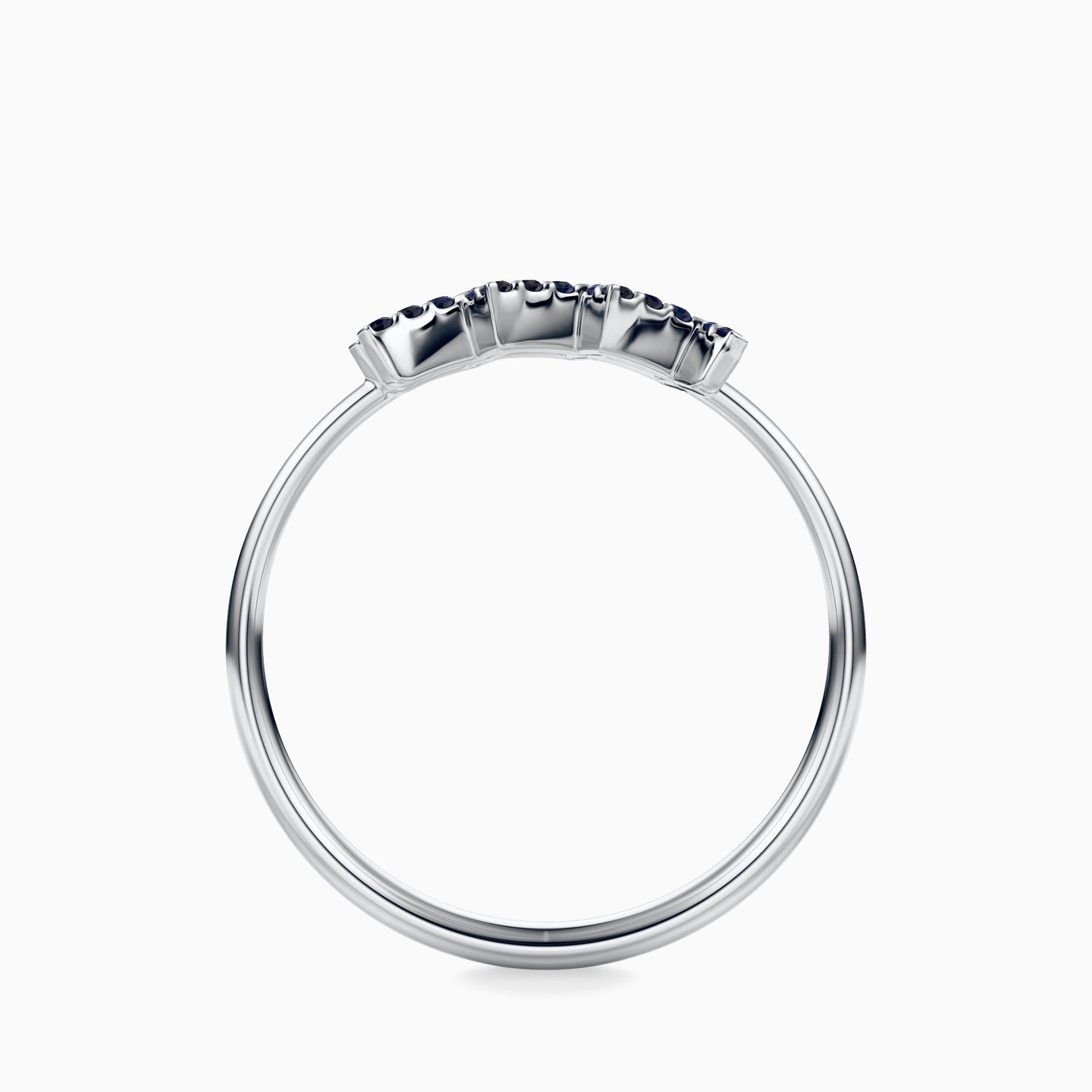 Large Sapphire Aquarius Ring
