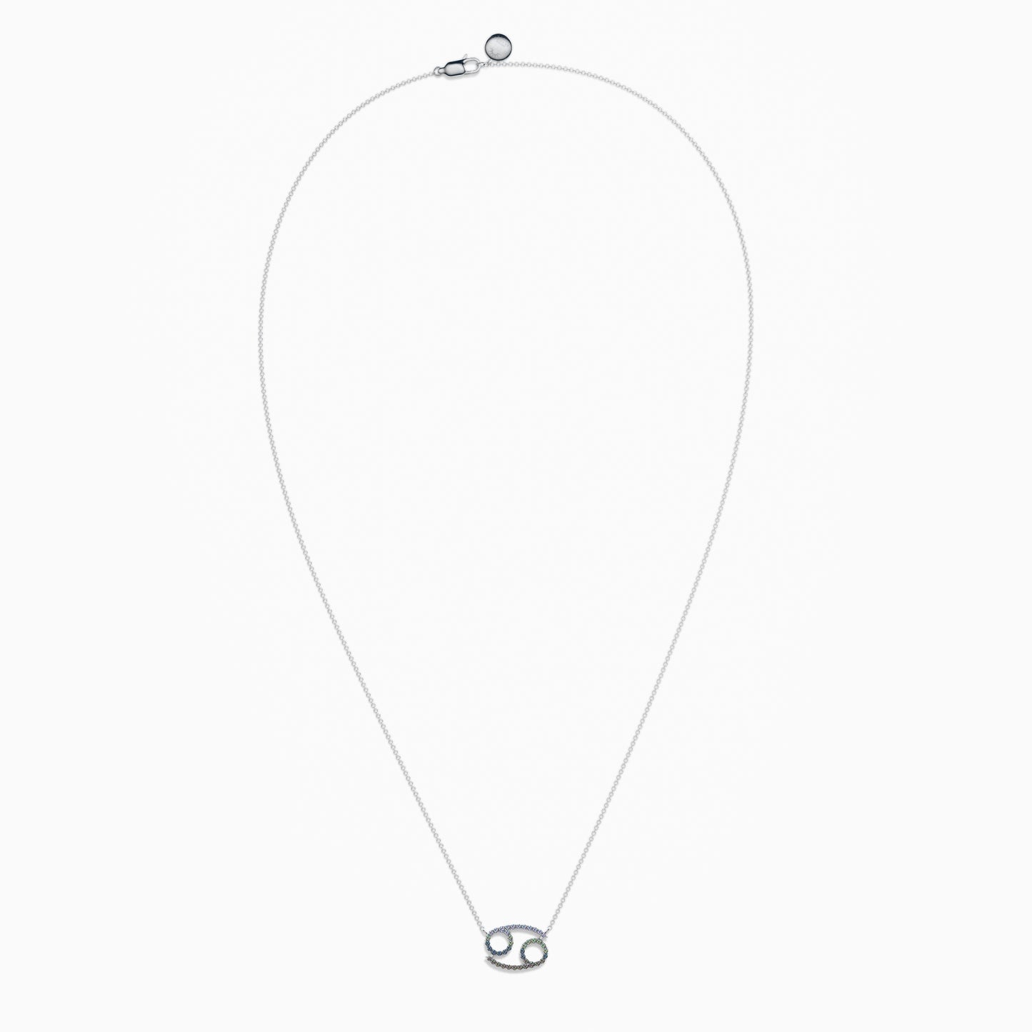 Large Sapphire Cancer Necklace