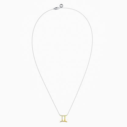 Large Sapphire Gemini Necklace