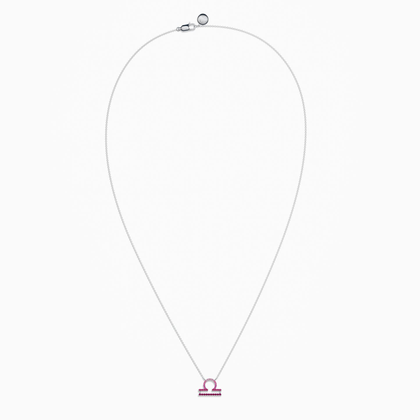 Large Sapphire Libra Necklace