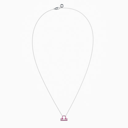 Large Sapphire Libra Necklace