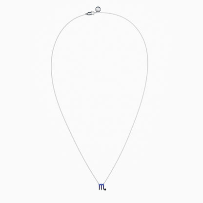 Sapphire Scorpio Necklace