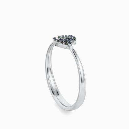Sapphire Cancer Ring