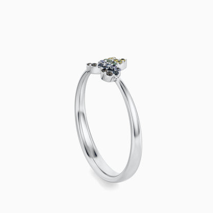 Sapphire Capricorn Ring
