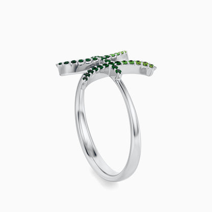 Large Sapphire Pisces Ring