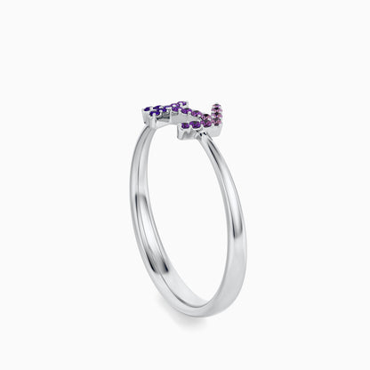 Sapphire Sagittarius Ring