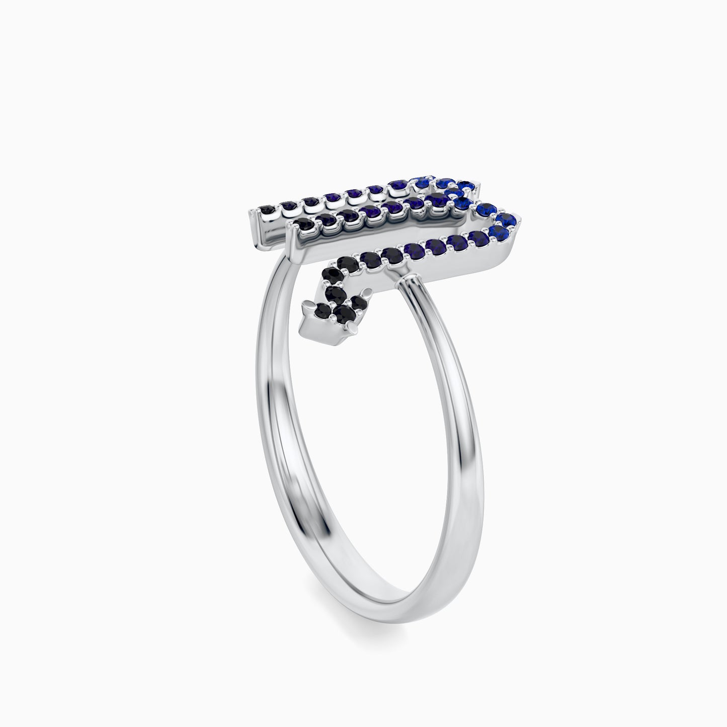 Large Sapphire Scorpio Ring