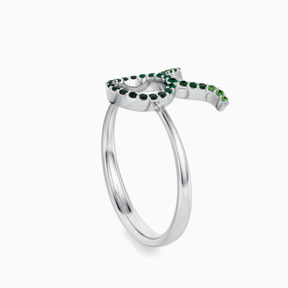 Large Sapphire Taurus Ring