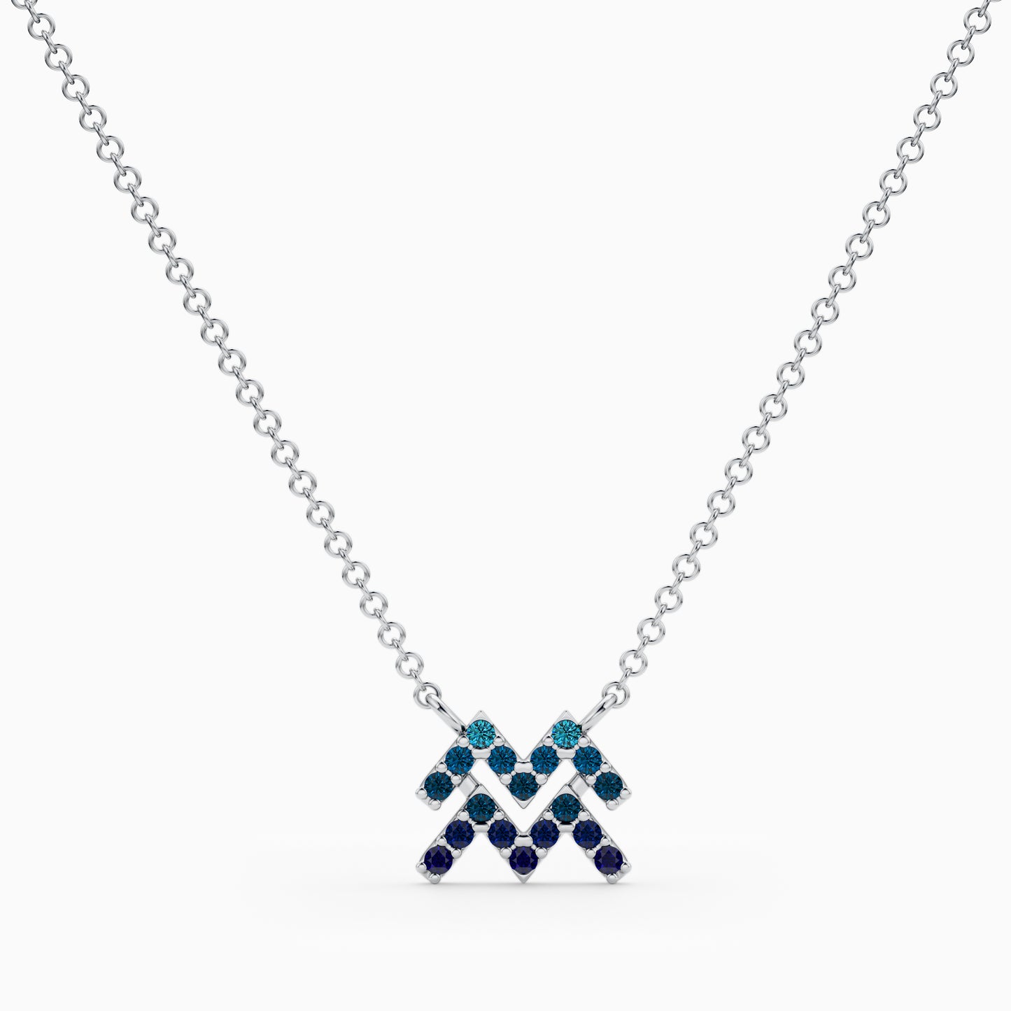 Sapphire Aquarius Necklace
