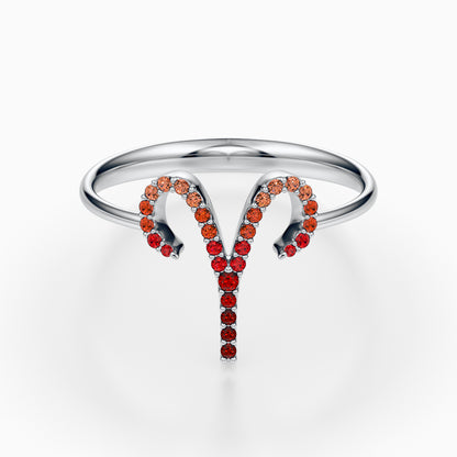 Large Sapphire Aries Ring
