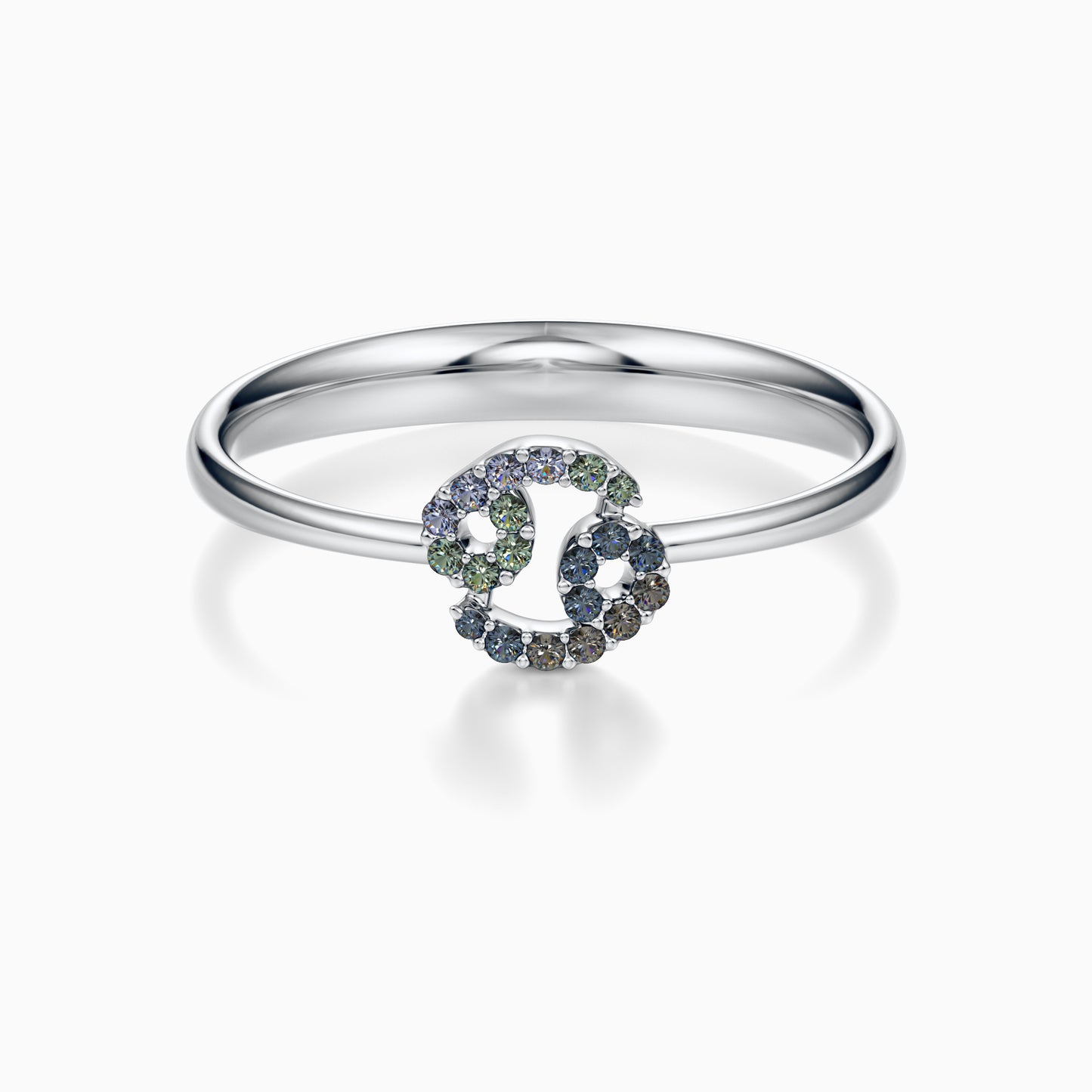 Sapphire Cancer Ring