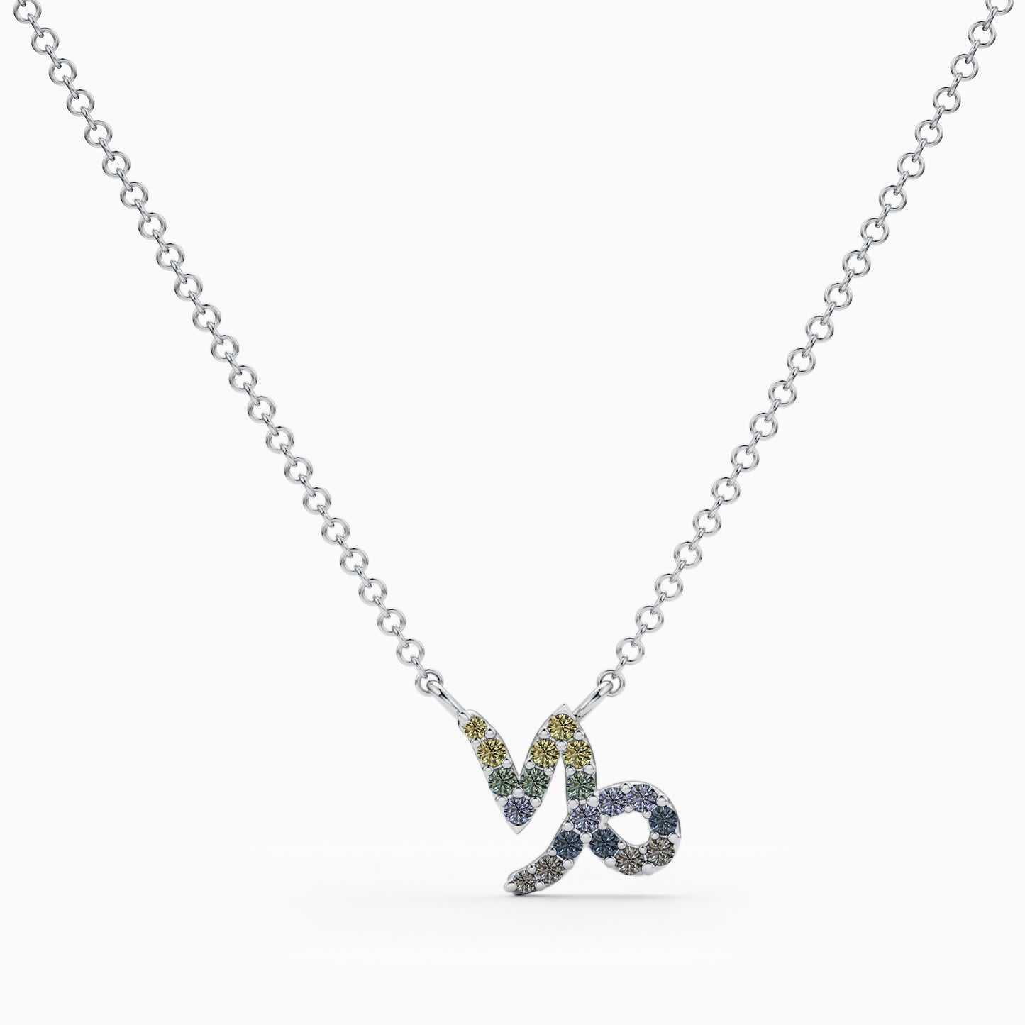 Sapphire Capricorn Necklace