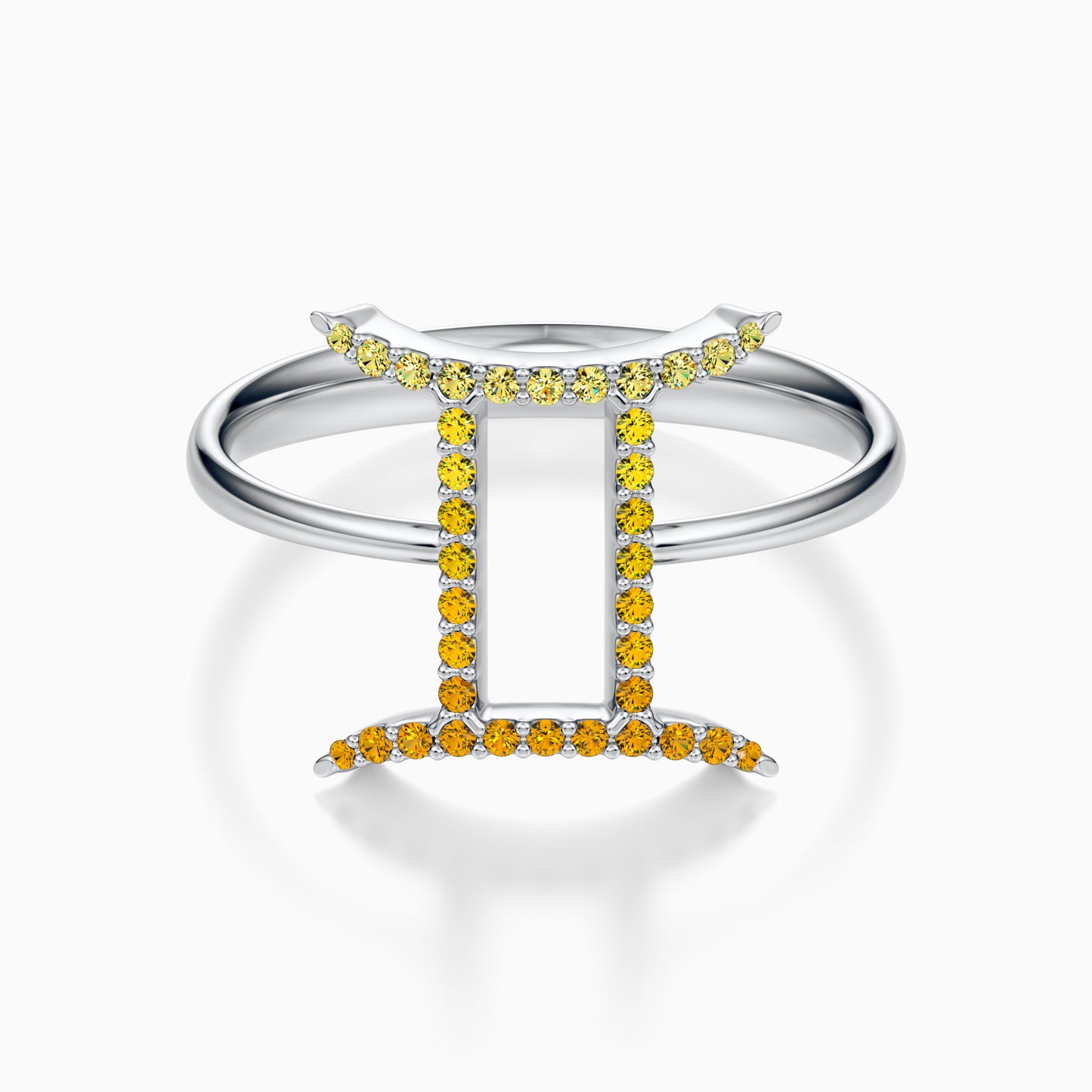 Large Sapphire Gemini Ring