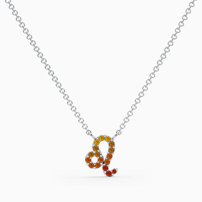 Sapphire Leo Necklace