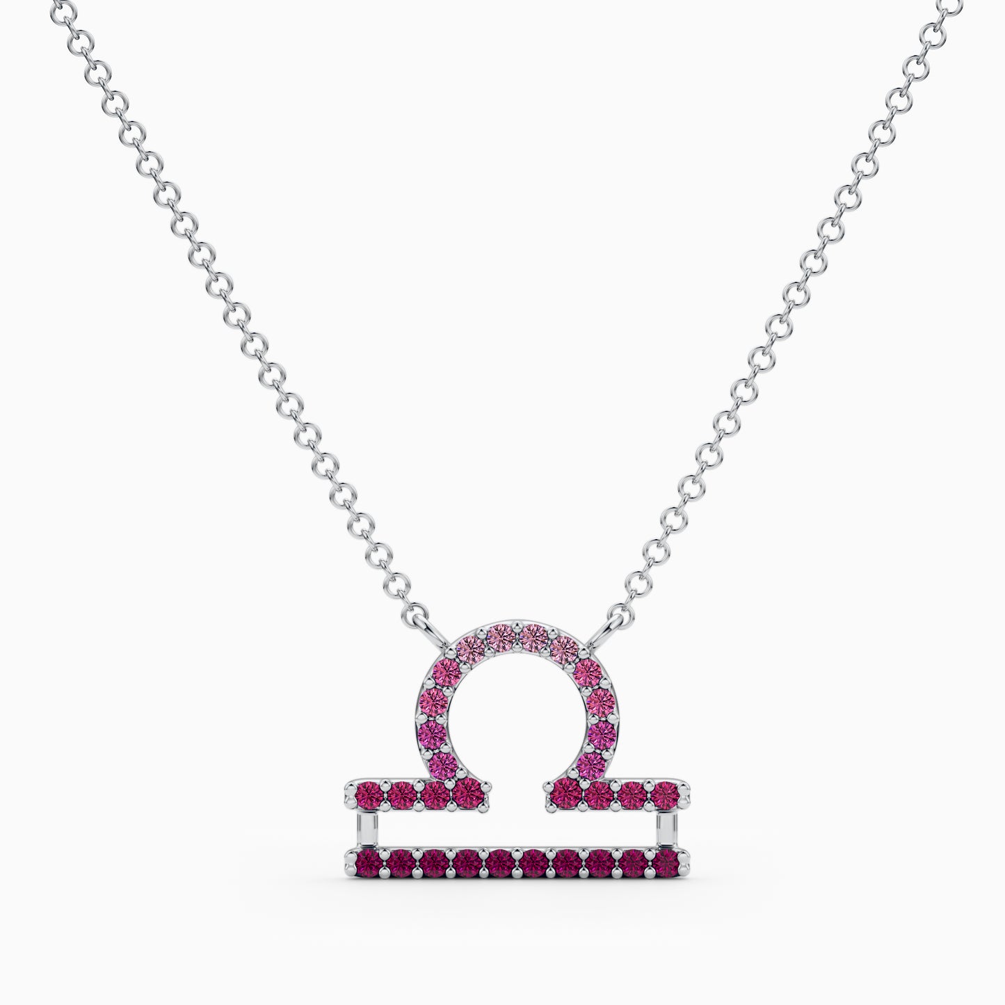 Large Sapphire Libra Necklace