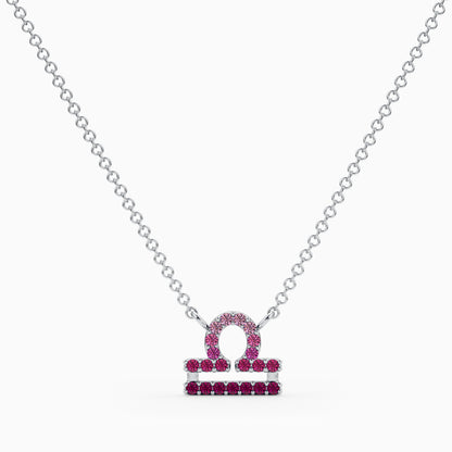 Sapphire Libra Necklace