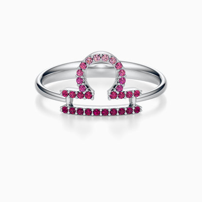 Large Sapphire Libra Ring