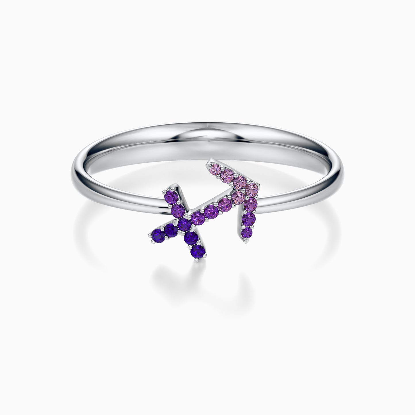Sapphire Sagittarius Ring