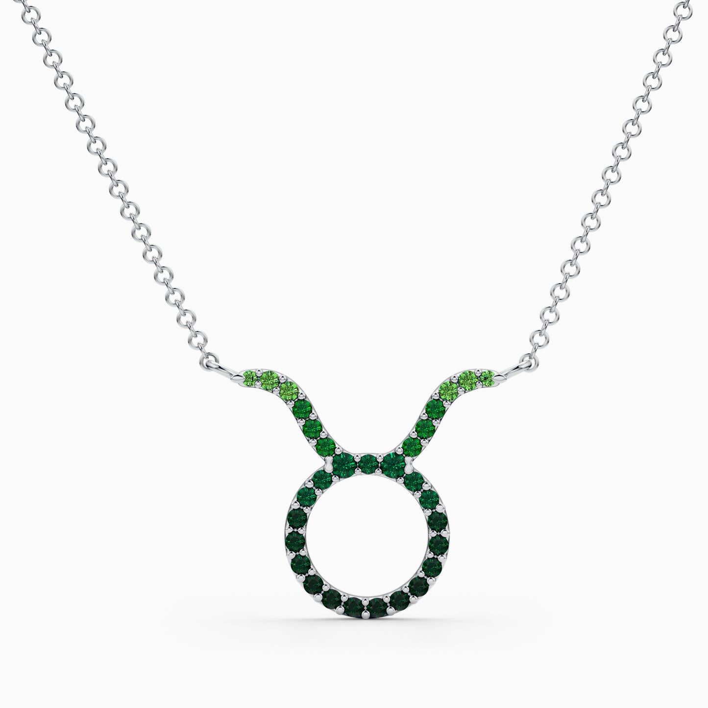 Large Sapphire Taurus Necklace