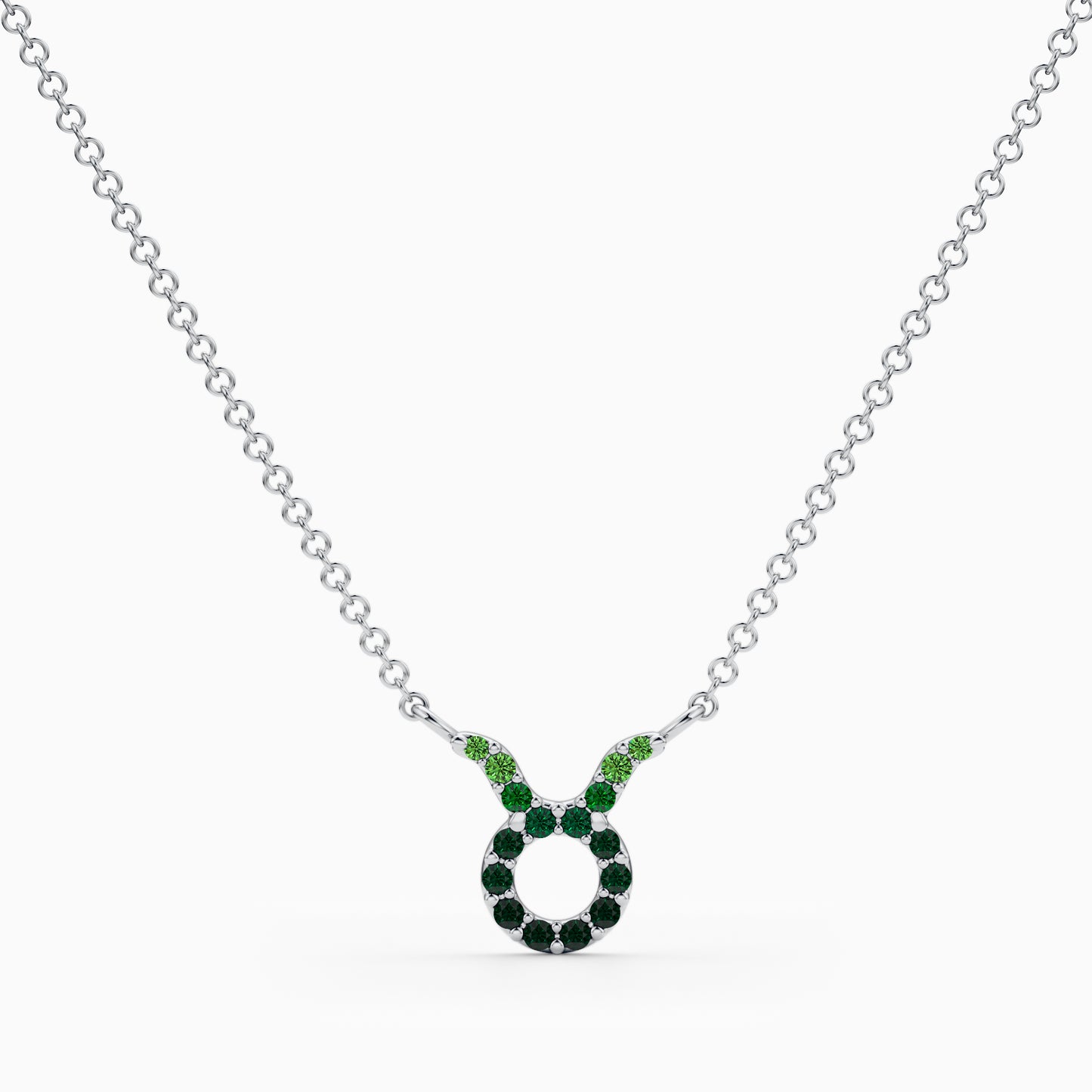 Sapphire Taurus Necklace
