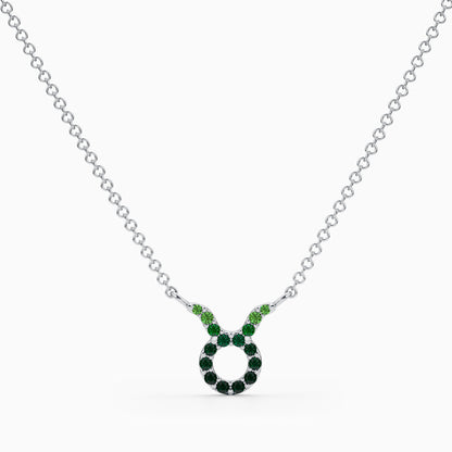 Sapphire Taurus Necklace