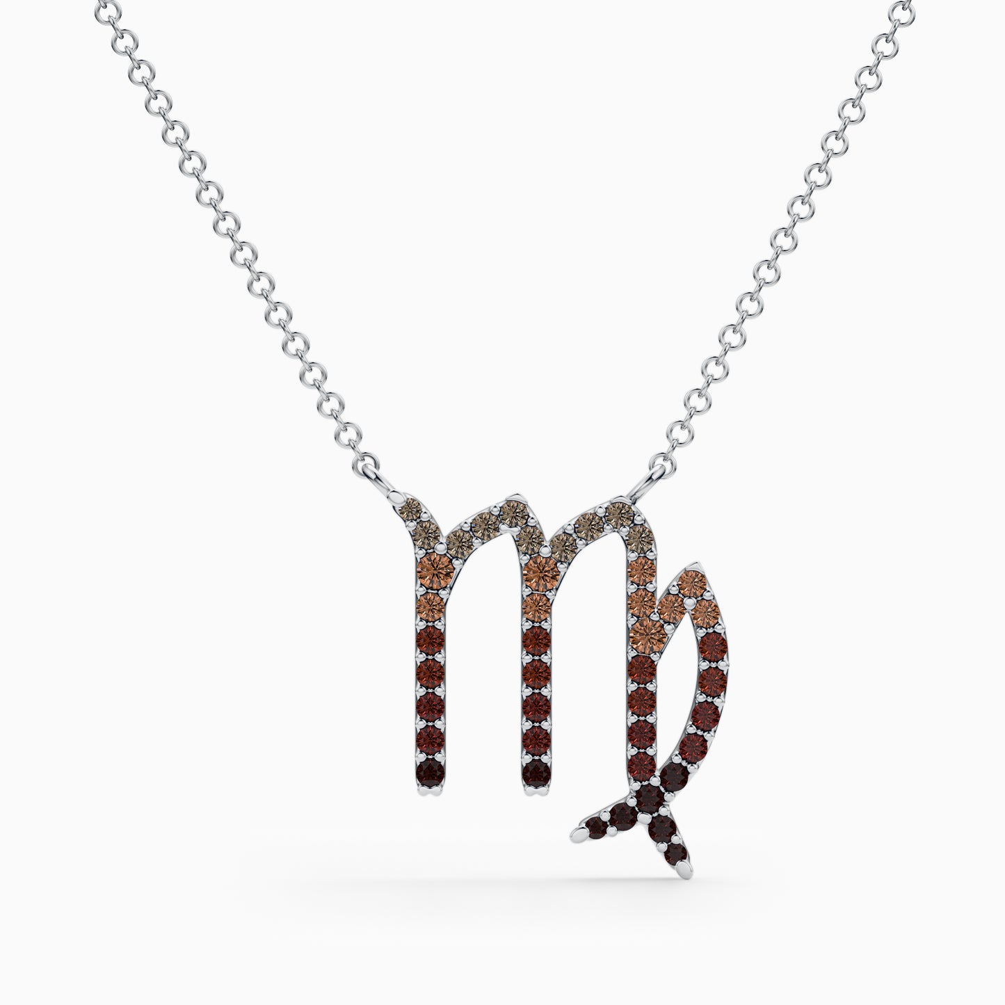 Large Sapphire Virgo Necklace