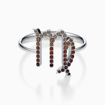 Large Sapphire Virgo Ring