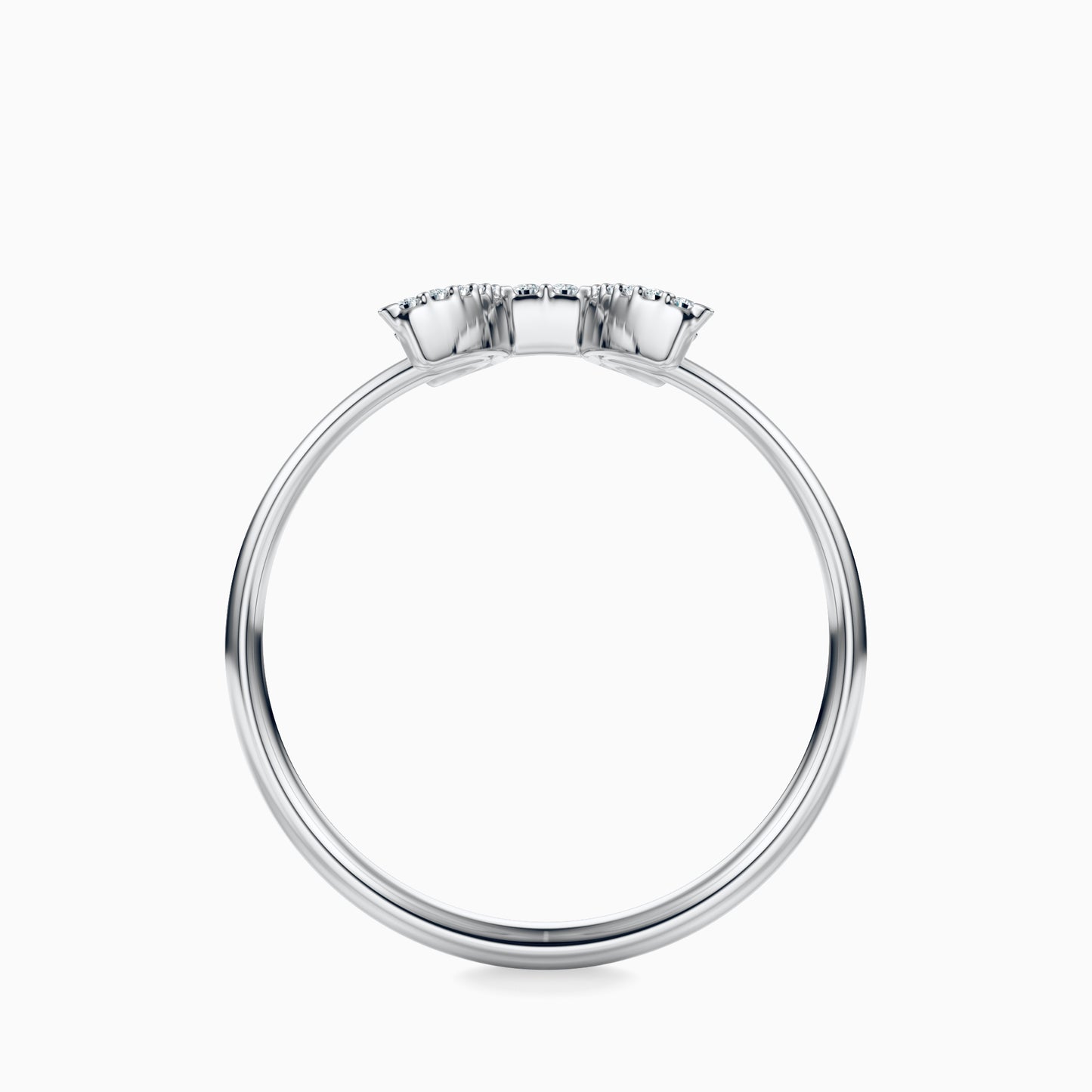 Large Diamond Pisces Ring
