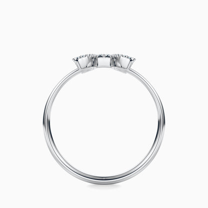 Large Diamond Pisces Ring