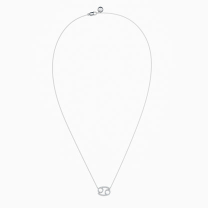 Large Diamond Cancer Necklace