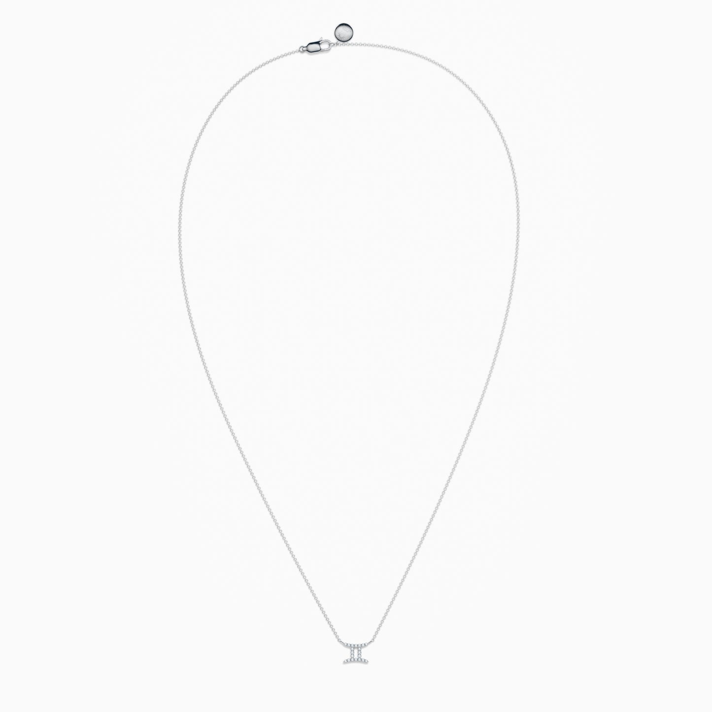 Diamond Gemini Necklace