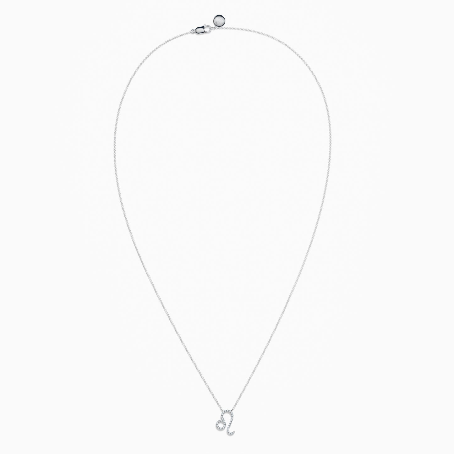 Large Diamond Leo Necklace