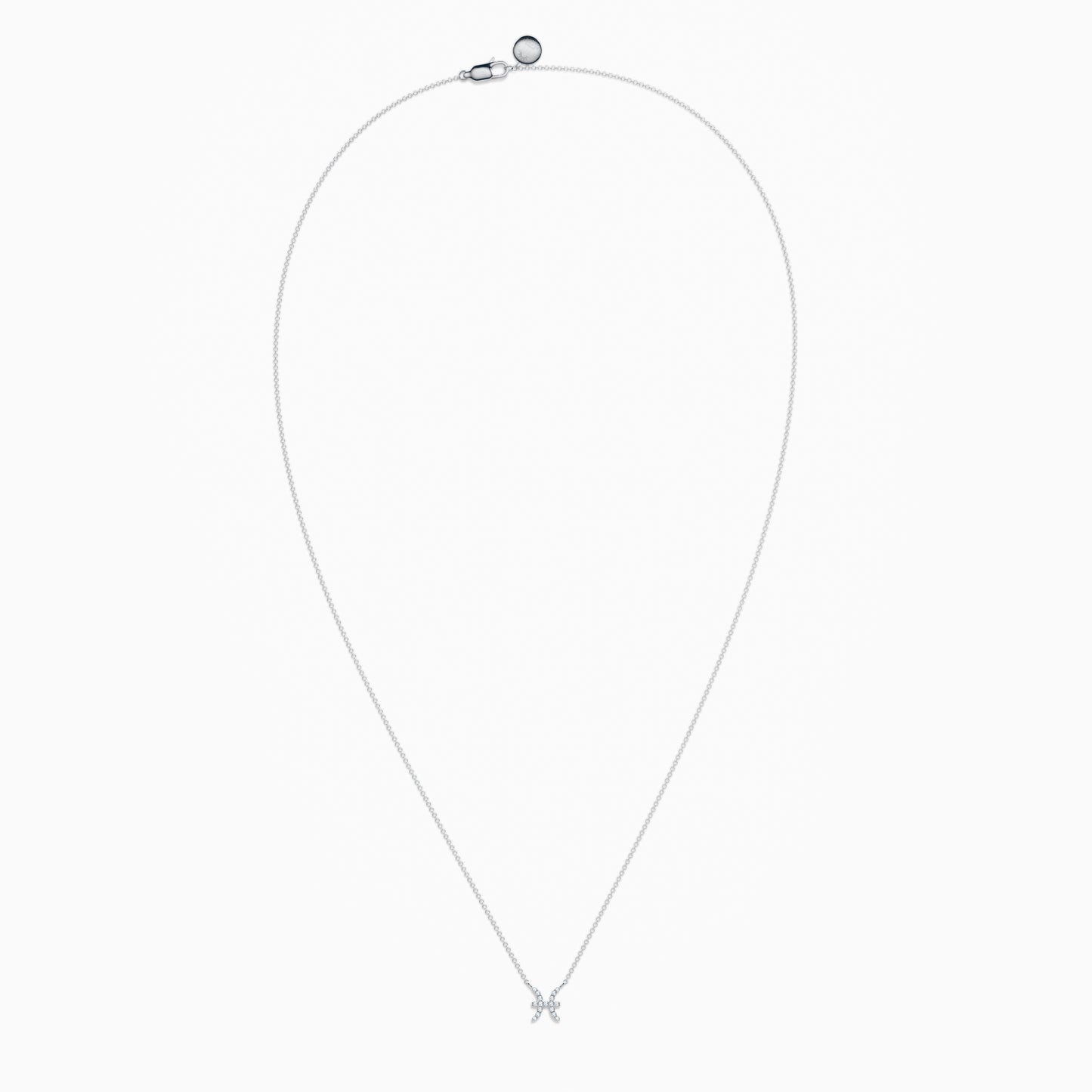 Diamond Pisces Necklace
