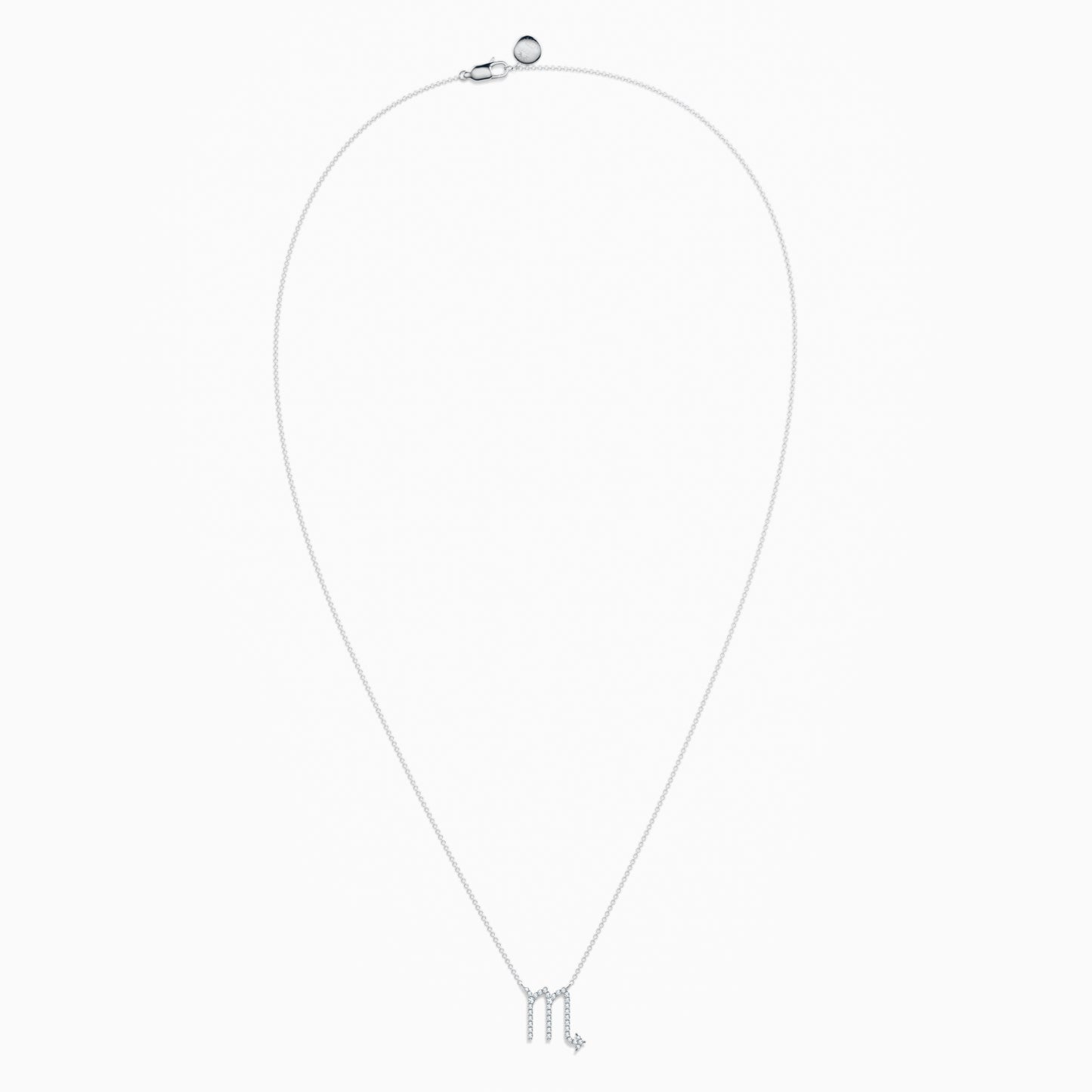 Large Diamond Scorpio Necklace
