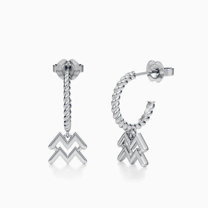 Aquarius Dangle Earrings