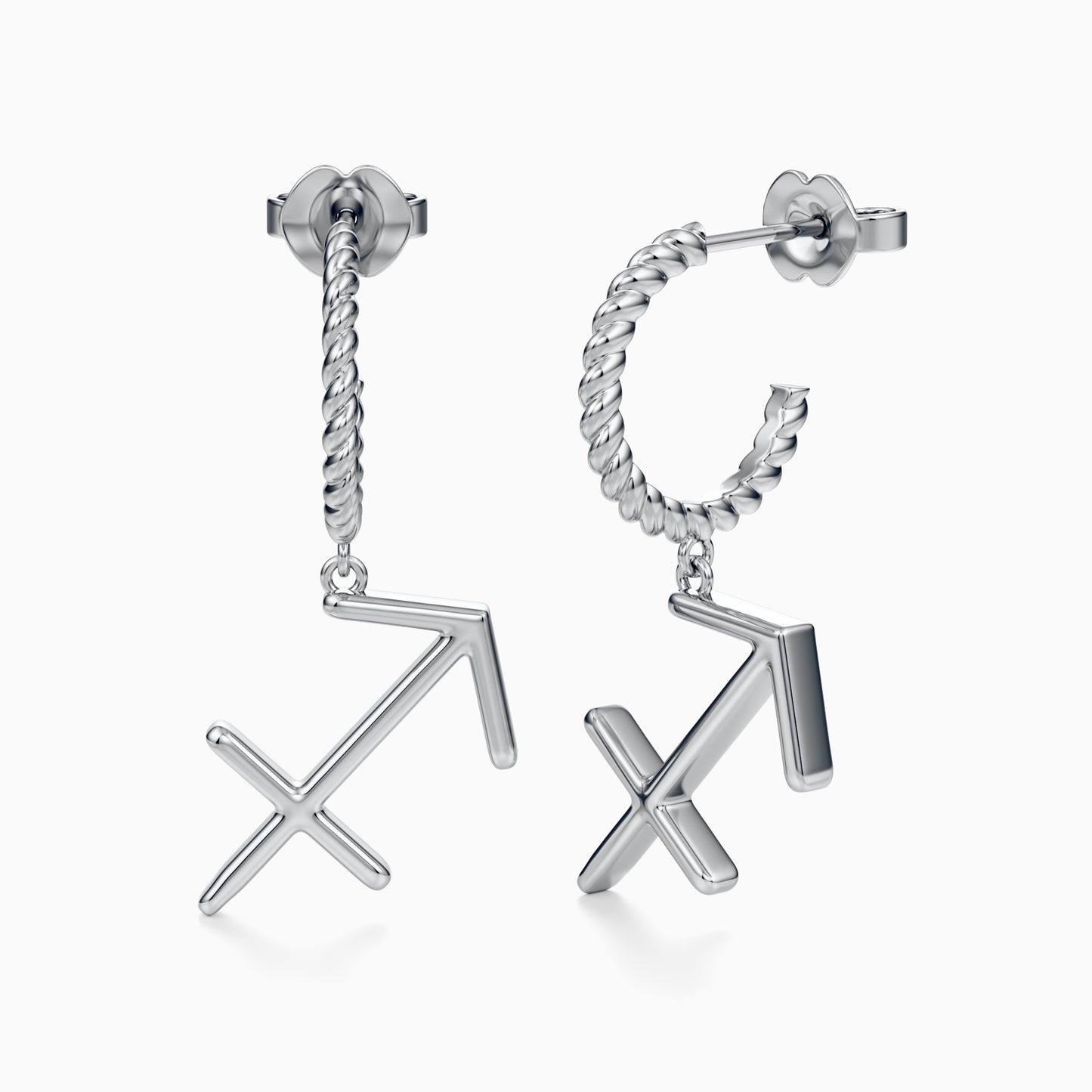 Large Sagittarius Dangle Earrings