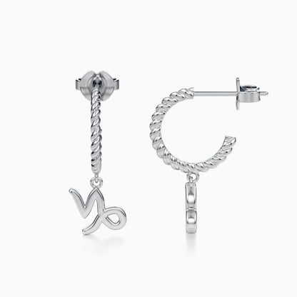 Capricorn Dangle Earrings