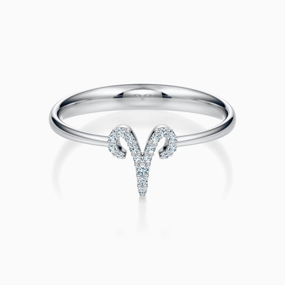 Diamond Aries Ring