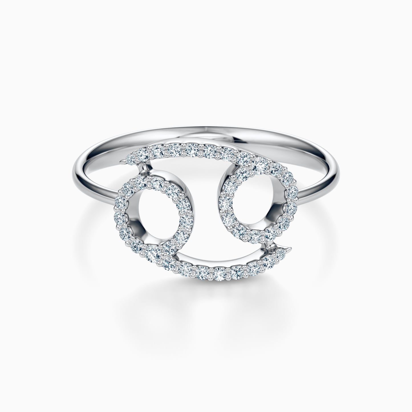 Large Diamond Cancer Ring