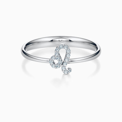 Diamond Leo Ring