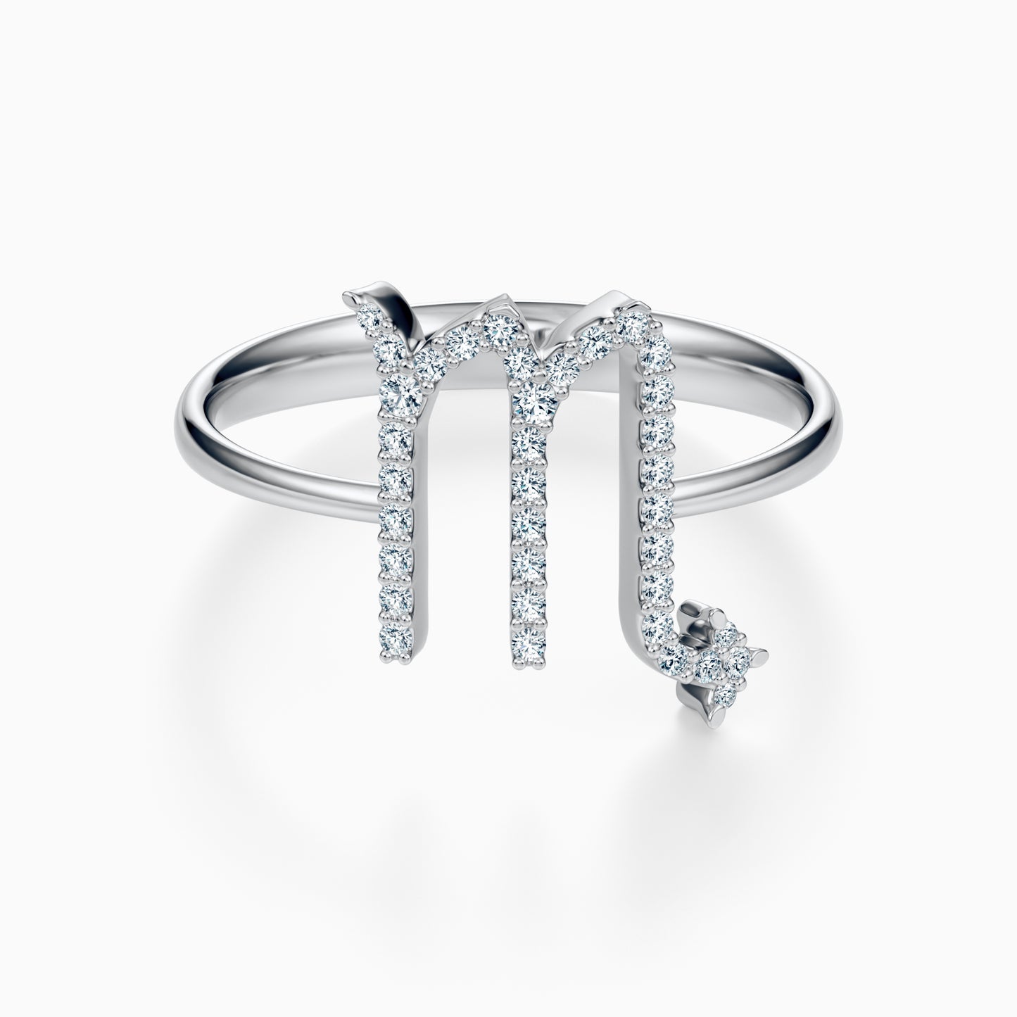 Large Diamond Scorpio Ring