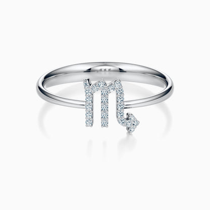 Diamond Scorpio Ring