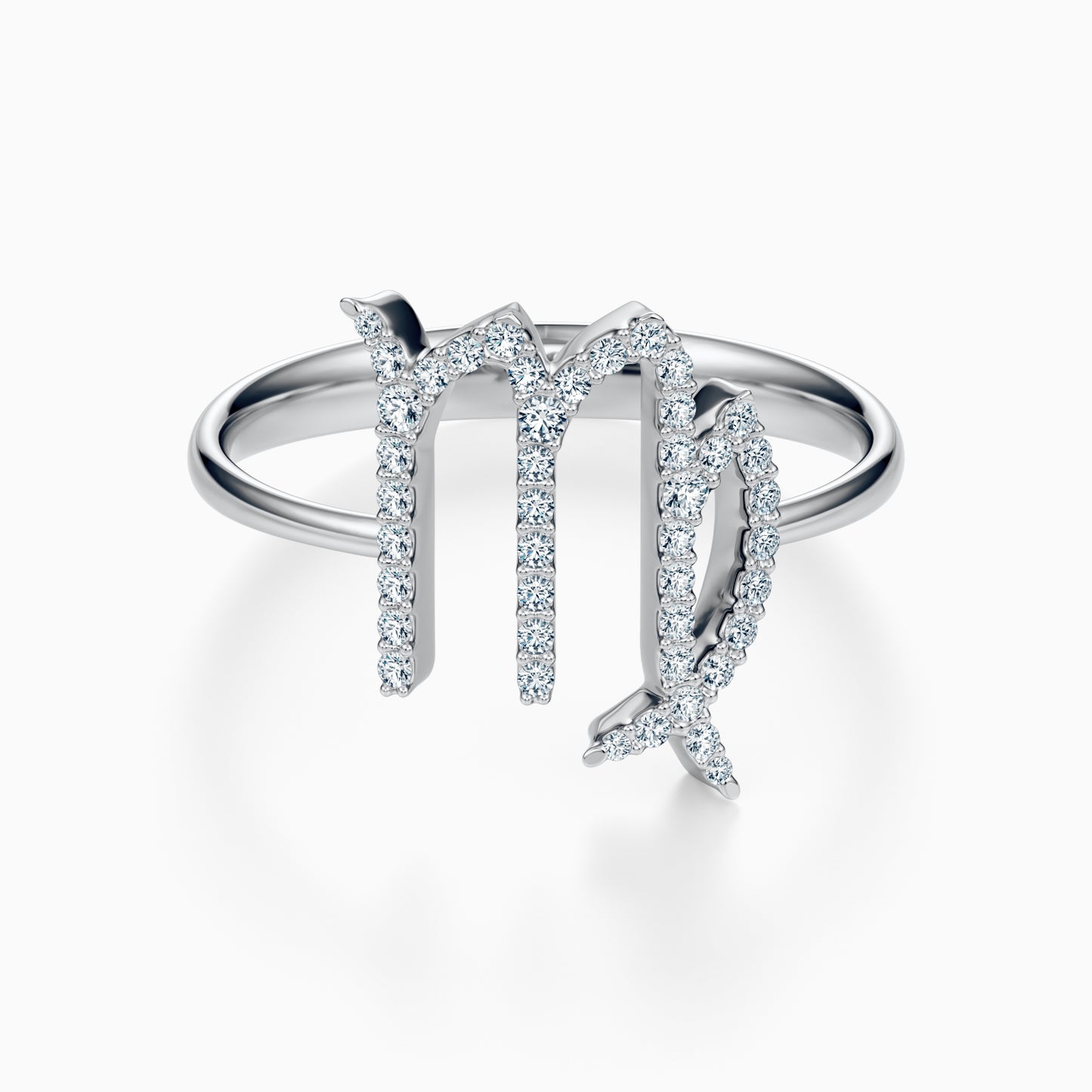 Large Diamond Virgo Ring