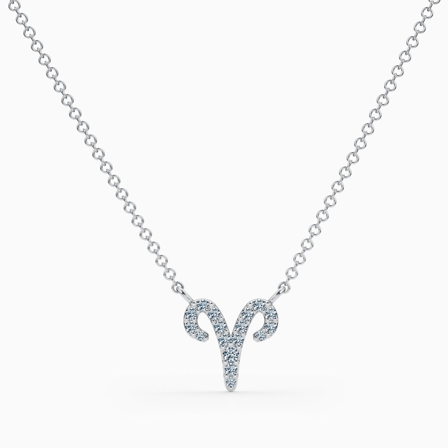 Diamond Aries Necklace