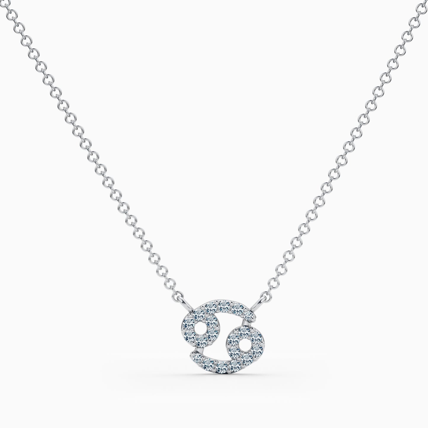 Diamond Cancer Necklace
