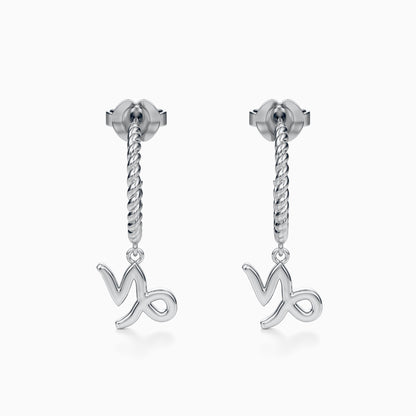 Capricorn Dangle Earrings