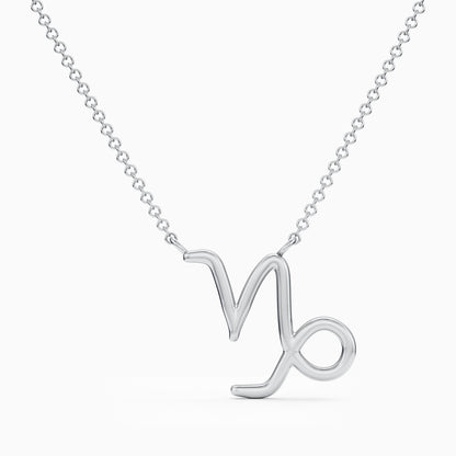 Large Capricorn Necklace