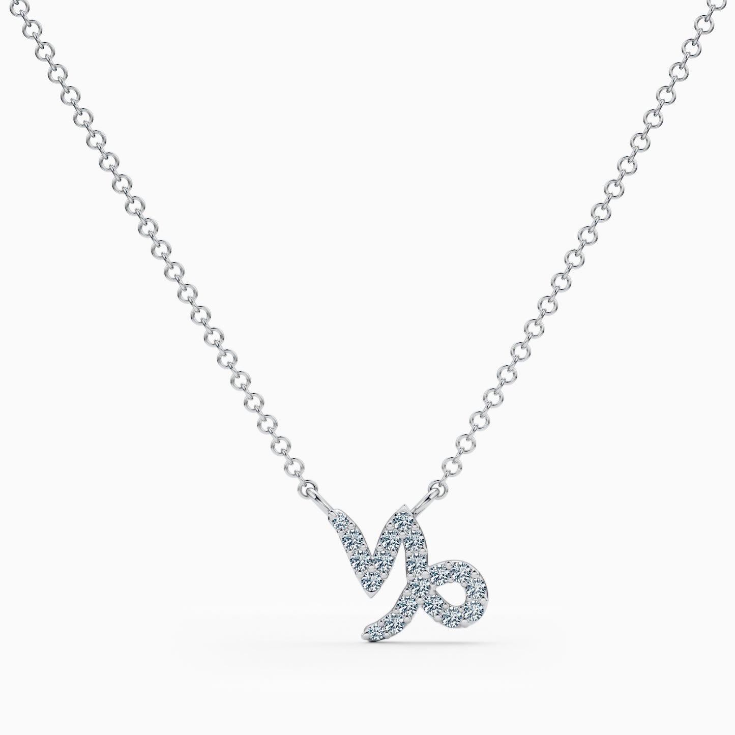 Diamond Capricorn Necklace