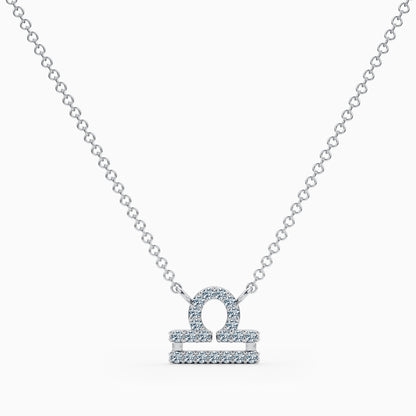Diamond Libra Necklace