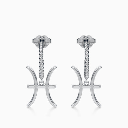 Large Pisces Dangle Earrings
